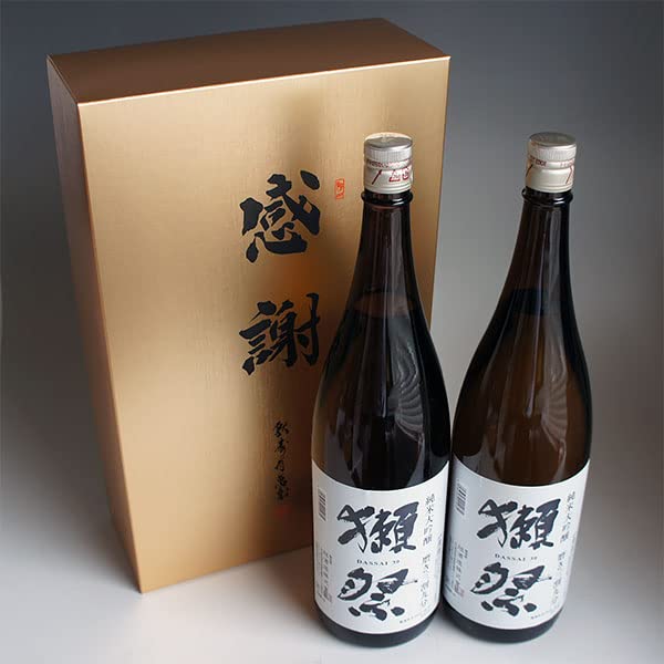 Amazon.co.jp: 獺祭 日本酒セット 純米大吟醸39 磨き三割九分 1800ml 2